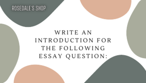 Write an Introduction of an Essay about Different Types of Newspapers | GCSE ENGLISH  AQA / Edexcel
