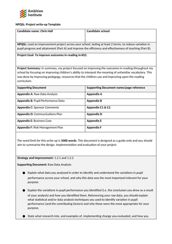 NPQSL Final Assessment 2022