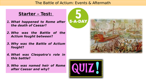 Battle of Actium - Events & Consequence