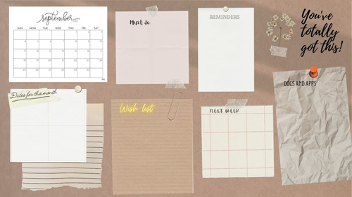 Desktop background - September