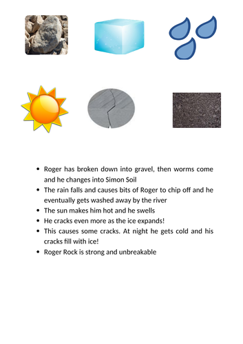 Roger Rock to Simon Soil - Science topic