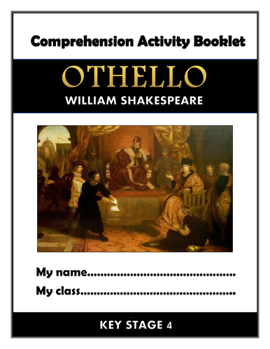 Othello Comprehension Activities Booklet!