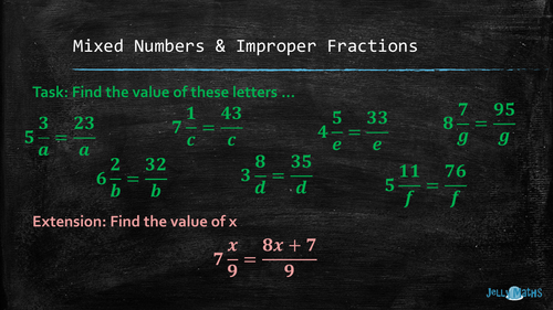 Mixed to Improper Fraction Extension