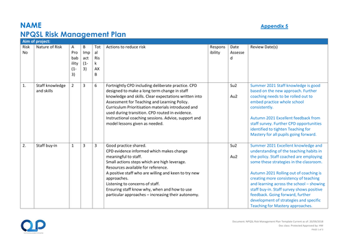NPQSL Final Assignment and Appendices - Primary Maths