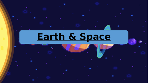 Year 5 Science - Earth and Space | Teaching Resources