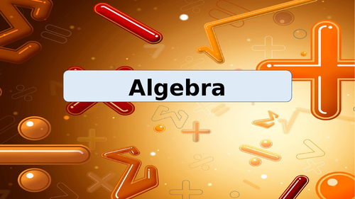 Year 6 Maths - Algebra