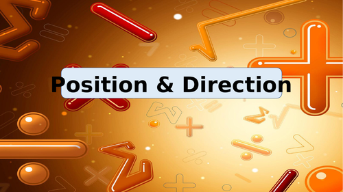 Year 6 Maths - Position & Direction