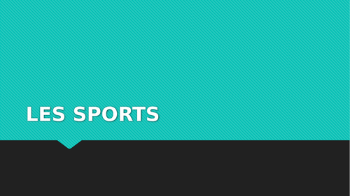 Sports French Powerpoint | Teaching Resources