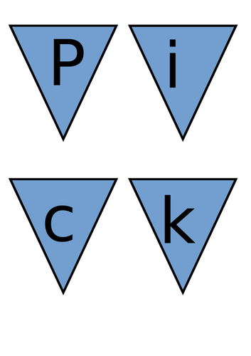 Pick a story Bunting Botanical