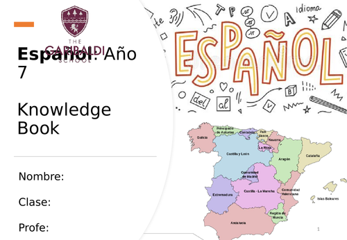 KS3 Spanish Claro Sentence Builders