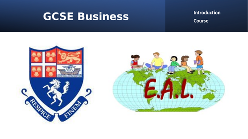 EAL GCSE Business Studies Introduction Booklet