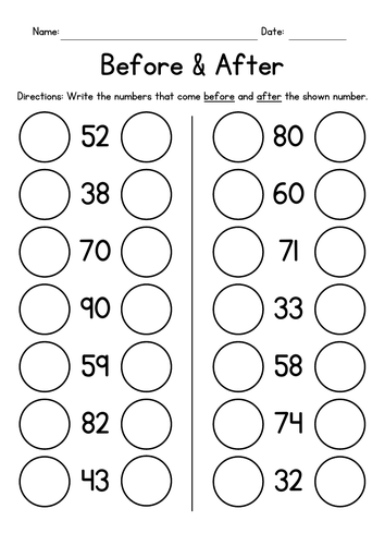 before-after-numbers-30-100-worksheets-teaching-resources