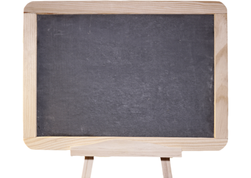 Blackboard Themed Display