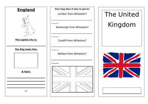 United Kingdom - KS1 (Year 1 and 2) fact file / case study. Geography