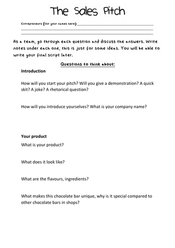 sales-pitch-plan-create-a-chocolate-bar-persuasive-writing