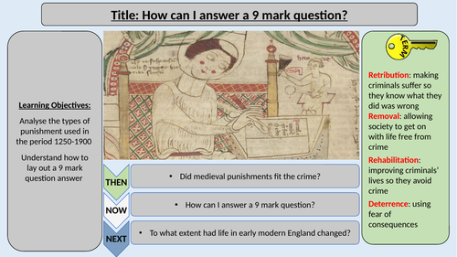 9 mark question OCR GCSE History
