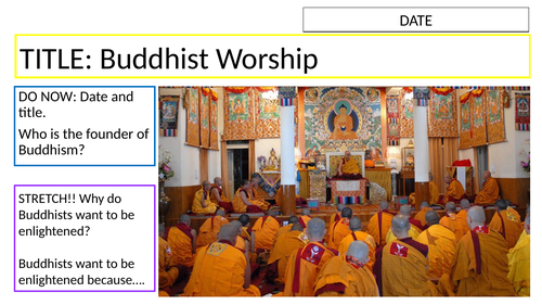 KS3 - Buddhism // Buddhist Worship 2021