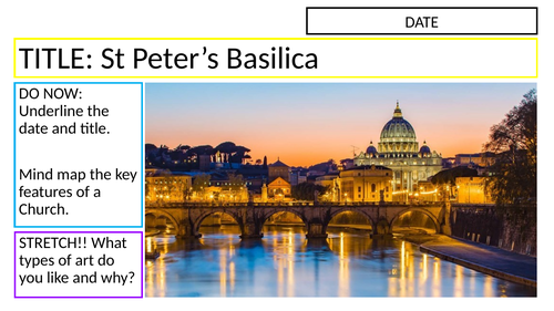 KS3 - Christianity // St Peter's Basilica 2022
