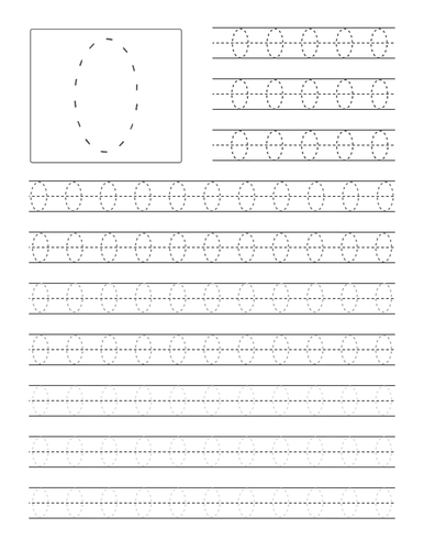 Number Tracing Worksheets