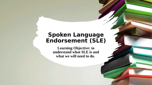 Spoken Language Endorsement (AQA GCSE)