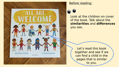All Are Welcome Book - Art Lesson