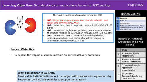 The impact of communication on delivery outcomes