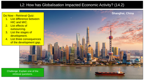 Globalisation Economic Activity Cambridge International