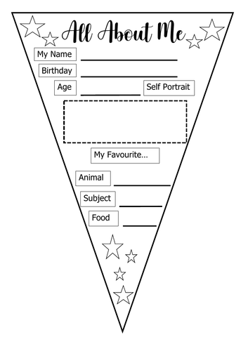 All About Me - Bunting