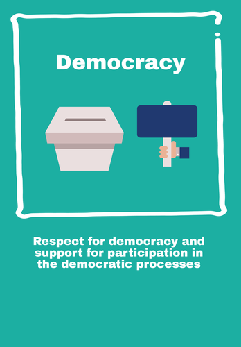 British Values - Democracy Poster