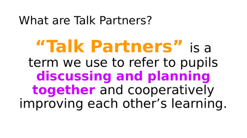 Talk Partners Introduction