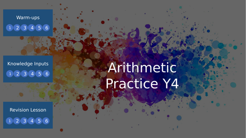 Y4 Arithmetic Slides