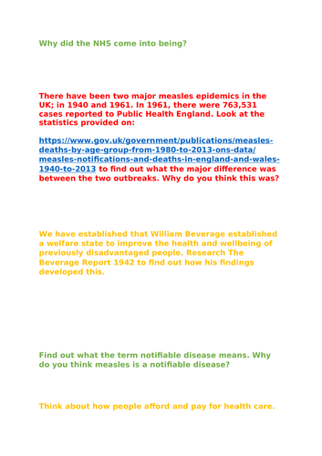 L3 EXTENDED DIPLOMA IN HEALTH AND SOCIAL CARE U8 PROMOTING PUBLIC HEALTH LEARNING AIM A INTRODUCTION