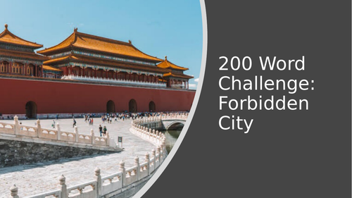 200 Word/Writing Challenges: KS3