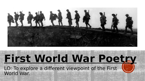 KS3: WW1 Poetry 'To Germany'