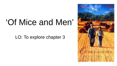 KS3: Of Mice and Men Low Ability
