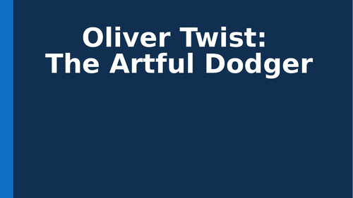 KS3: Oliver Twist Mini SOW