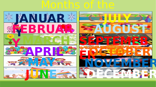 Months of the Year