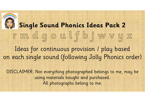 Single Sound Phonics Resource Pack 2