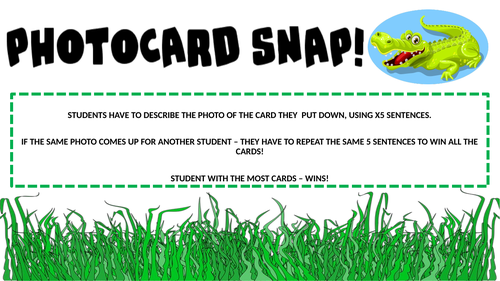 GCSE Spanish Photo-Card Snap!