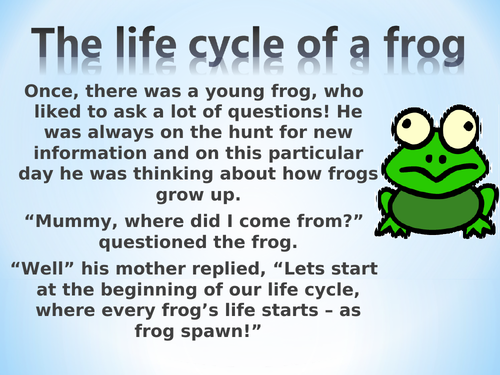 Life cycle of a frog PP