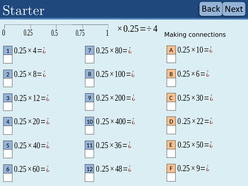 Calculator skills