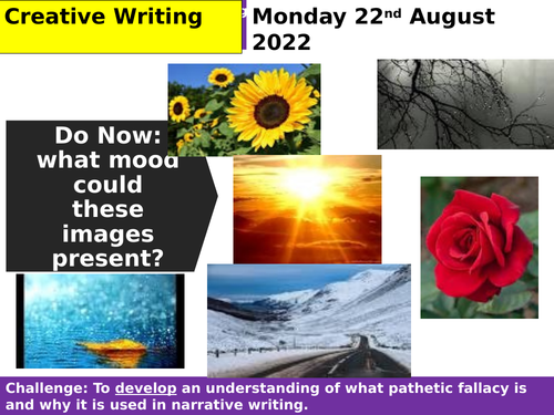 Creative Writing: Pathetic Fallacy