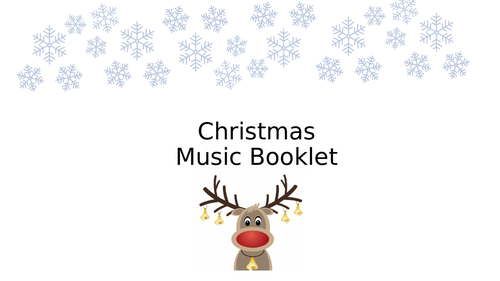 Christmas Keyboard Music Booklet