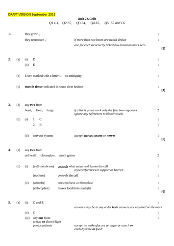 7A Cells-KS3/lower ability