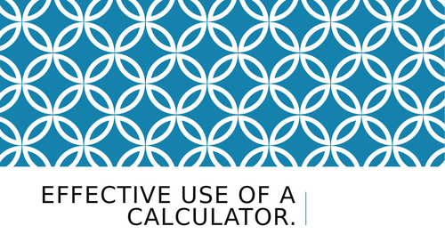 Using a calculator tutorial (for staff and students) Casio fx-83/85GT