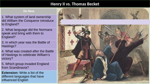 Henry II Thomas Becket