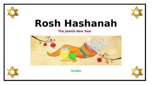 Rosh Hashanah - Jewish New Year - PowerPoint & Activity Booklet