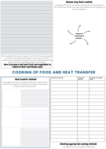 Food Technology: Cooking and Heat Transfer