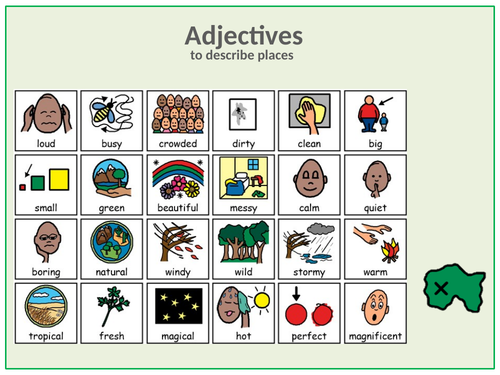Visual Adjectives To Describe Places Teaching Resources