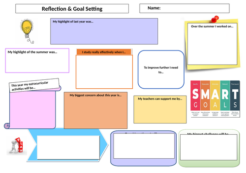 Start of Year Reflection Activity | Teaching Resources